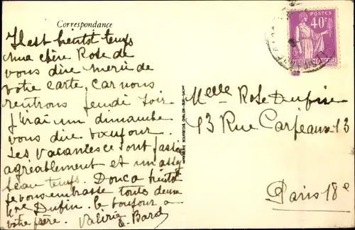 Ak Villié Morgon Rhône, Le Petit Corcelette