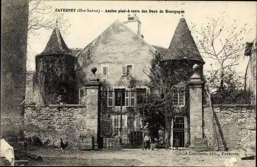 Ak Faverney Haute Saône, Ancien pied a terre des Ducs de Bourgogne