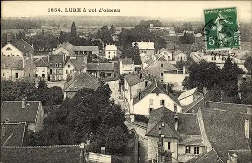 Ak Lure Haute Saône, A vol d'oiseau