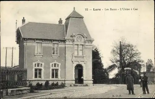 Ak Lure Haute Saône, Les Bains, L'Usine a Gaz