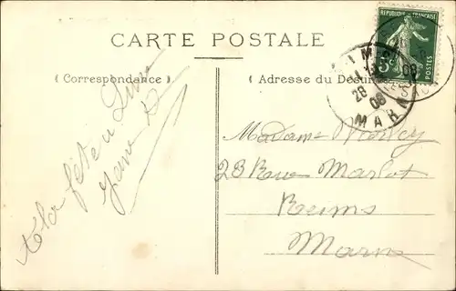 Ak Lure Haute Saône, La Statue Desault, Grande Rue