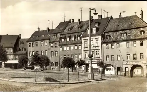 Ak Waldenburg in Sachsen, Marktplatz