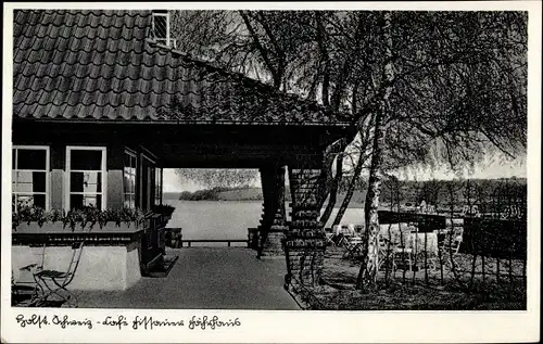 Ak Fissau Eutin in Ostholstein, Café Fissauer Fährhaus, Inh. Eugen Schewe