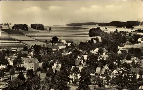 Ak Raschau Markersbach Erzgebirge, Teilansicht