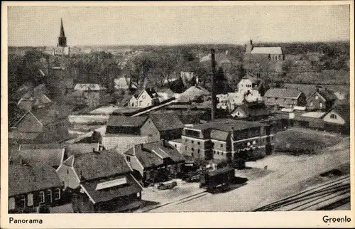 Ak Groenlo Oost Gelre Gelderland, Panorama