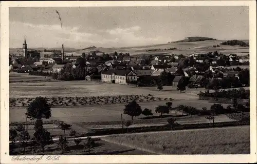 Ak Leutersdorf Oberlausitz, Totalansicht der Ortschaft