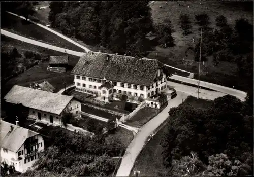 Ak Wessobrunn in Oberbayern, Fliegeraufnahme, Häuser, Max Kögl