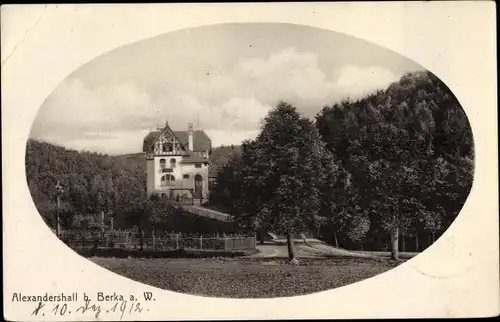 Ak Berka Werra Suhl Tal in Thüringen, Alexandershall