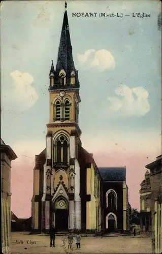 Ak Noyant Maine et Loire, L'Eglise