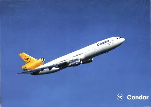 Ak Douglas DC 10-30, Condor, Deutsches Passagierflugzeug