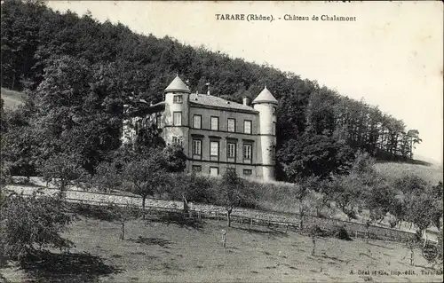 Ak Tarare Rhône, Chateau de Chalamont