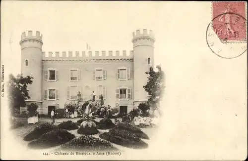 Ak Anse Rhône, Chateau de Bassieux