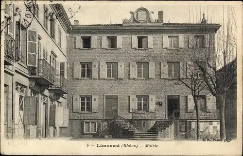 Ak Limonest Rhone, Mairie