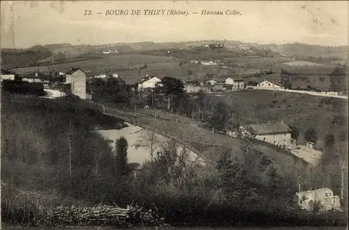 Ak Bourg de Thizy Rhône, Hameau Colin
