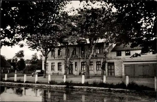 Ak Nieblum auf der Insel Föhr Nordfriesland, Dorfansicht, Witt's Gasthaus