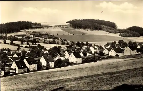 Ak Herold Thum Erzgebirge, Gesamtansicht des Ortes 