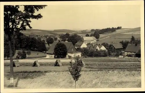 Ak Thum im Erzgebirge Sachsen, Teilansicht