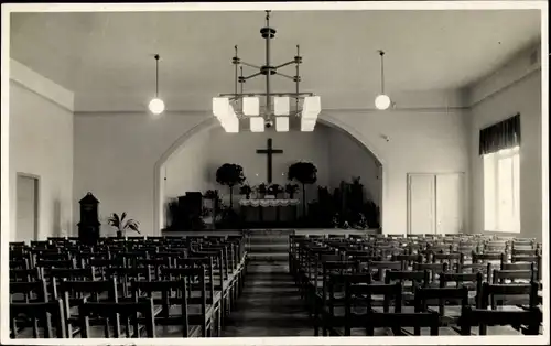 Foto Ak Flöha in Sachsen, Kircheninneres