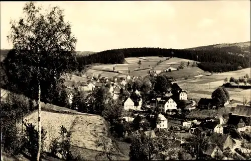 Ak Steinbach Jöhstadt im Erzgebirge Sachsen, Teilansicht