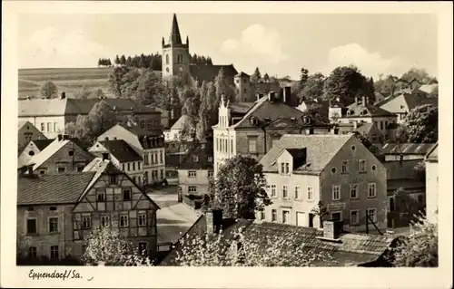 Ak Eppendorf in Sachsen, Stadtbild mit Kirche