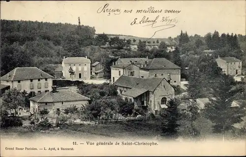 Ak Saint Christophe Meurthe et Moselle, Vue generale