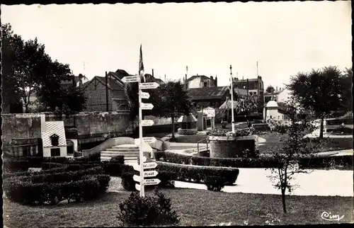 Ak Villeneuve Saint Georges Val de Marne, Le Jardin d'Enfants