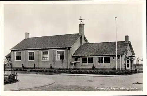 Ak Buitenpost Achtkarspelen Friesland Niederlande, Gymnastiekgebouw