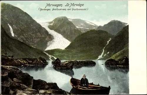 Ak Hardanger Norwegen, Bindhusbraen med Bundhusvandet