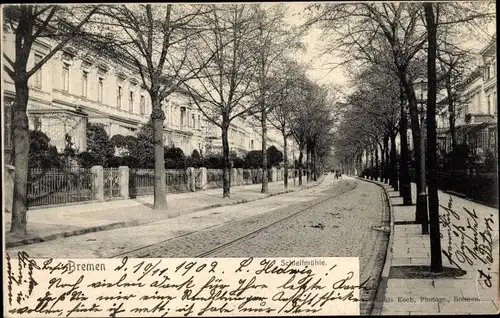 Ak Hansestadt Bremen, Partie an der Schleifmühle