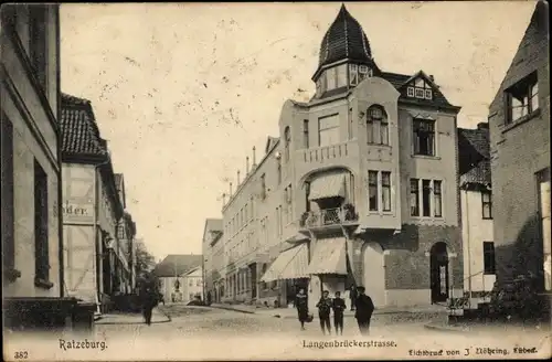 Ak Ratzeburg im Herzogtum Lauenburg, Langenbrückerstraße