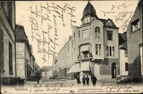 Ak Ratzeburg im Herzogtum Lauenburg, Langenbrückerstraße