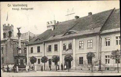 Ak Syców Groß Wartenberg Schlesien, Königliches Amtsgericht