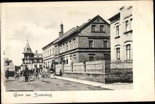 Ak Zawidów Seidenberg Schlesien, Straßenpartie