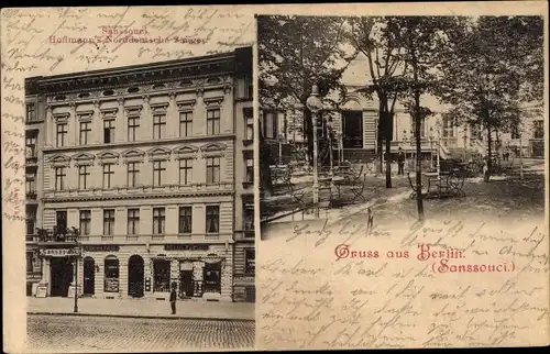 Ak Berlin, Gasthaus Sanssouci, Hoffmann's Norddeutsche Sänger