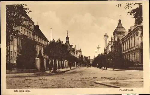 Ak Ścinawa Steinau an der Oder Schlesien, Poststraße
