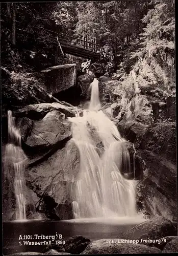 Foto Triberg im Schwarzwald, Wasserfall, Verlag Joh. Elchlepp