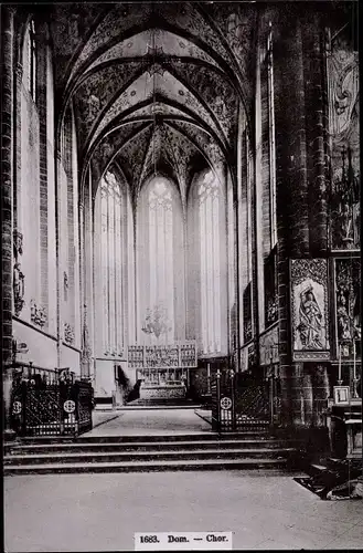 Foto Frankfurt am Main ?, Dom, Chor, Innenansicht