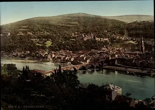 Ak Heidelberg am Neckar, Totalansicht der Ortschaft