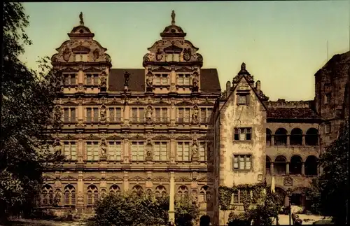 Ak Heidelberg am Neckar, Blick auf ein Gebäude, Fassade