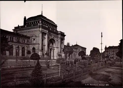 Foto Mannheim in Baden Württemberg, Bahnhof