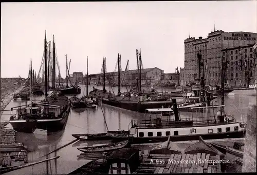 Foto Mannheim in Baden Württemberg, Hafen, Mannheimer Lagerhaus Gesellschaft