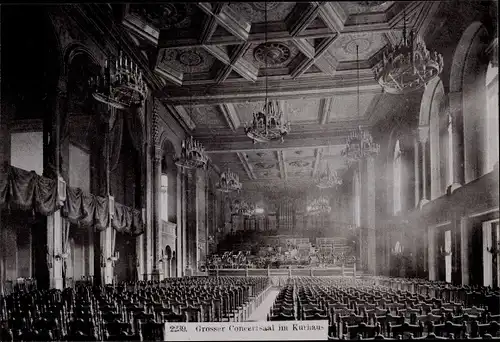 Foto Aachen in Nordrhein Westfalen, Kurhaus, großer Festsaal, Innenansicht