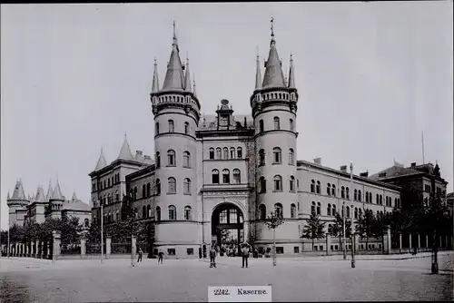 Foto Aachen in Nordrhein Westfalen, Straßenpartie, Kaserne