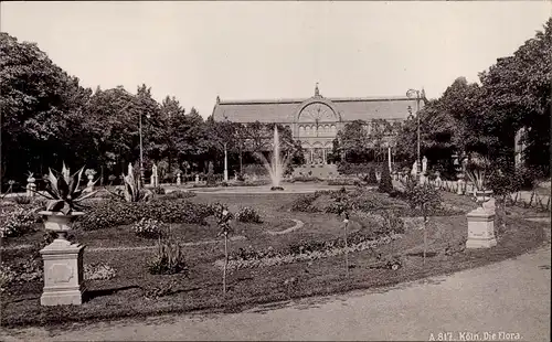 Foto Köln am Rhein, Die Flora, Parkpartie