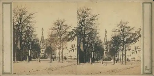 Stereo Foto Köln am Rhein, Mariensäule