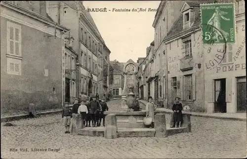 Ak Baugé Maine et Loire, Fontains du Roi René