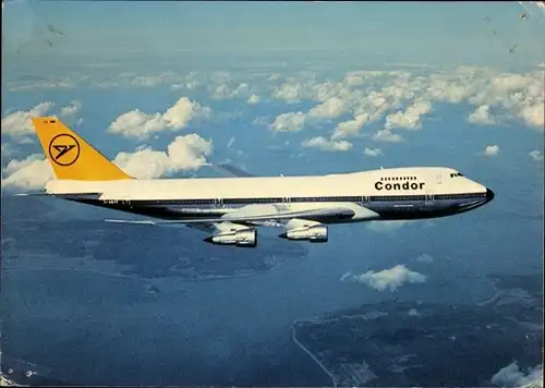 Ak Deutsches Passagierflugzeug, Boeing 747-200, Condor