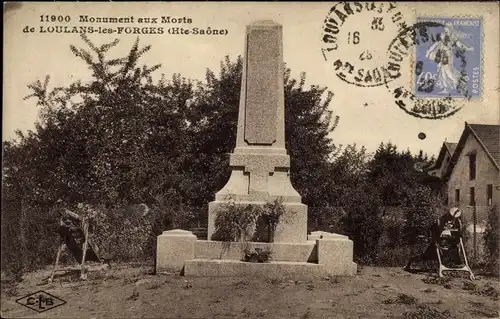 Ak Loulans les Forges Haute Saône, Monument aux Morts