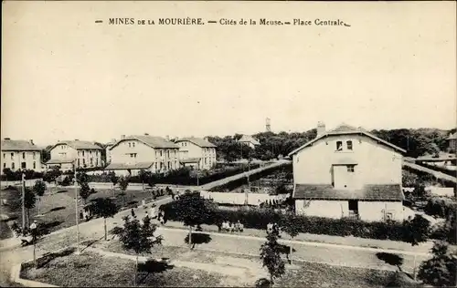 Ak Ronchamp Haute Saône, Mines de la Mouriere, Cities de la Meuse, Place Centrale