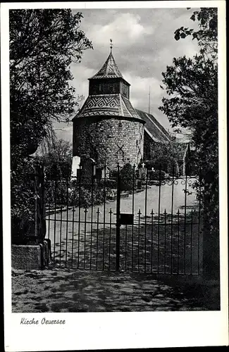 Ak Oeversee in Schleswig Holstein, Kirche